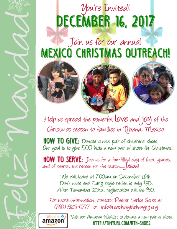 Mexico Outreach 2017 Flyer